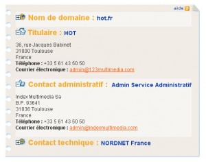 whois de hot.fr le 14/12/2009